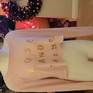 Rose and shine pullover crop